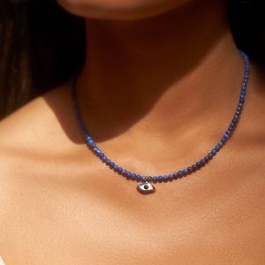 Pamela Love Beaded Eye Necklace